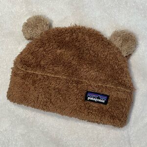 Patagonia Baby Furry Friends Fleece Hat 3m Brown